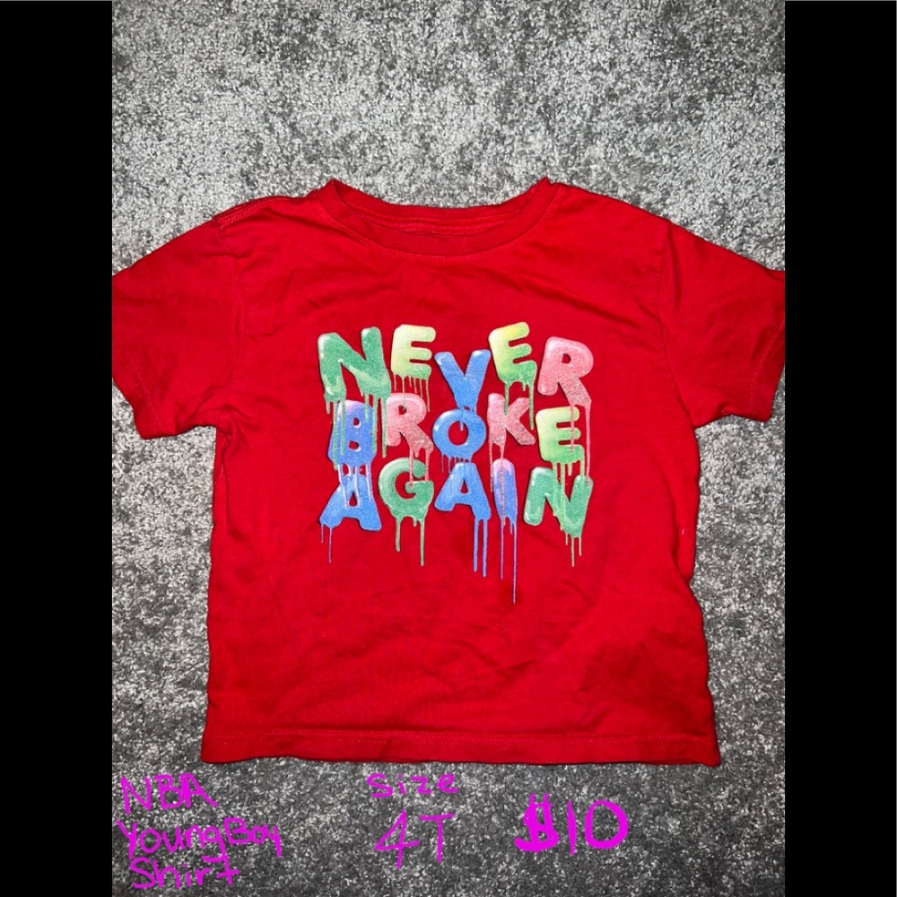 NBA young boy shirt